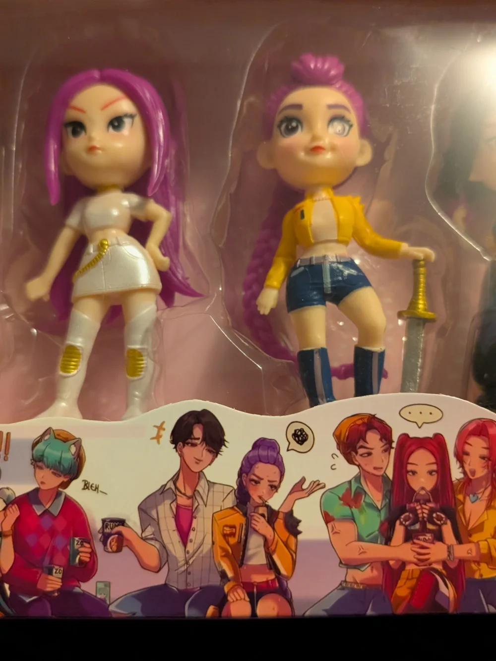 Girls' Fashion Doll Set – Purple Hair Doll, Yellow Outfit